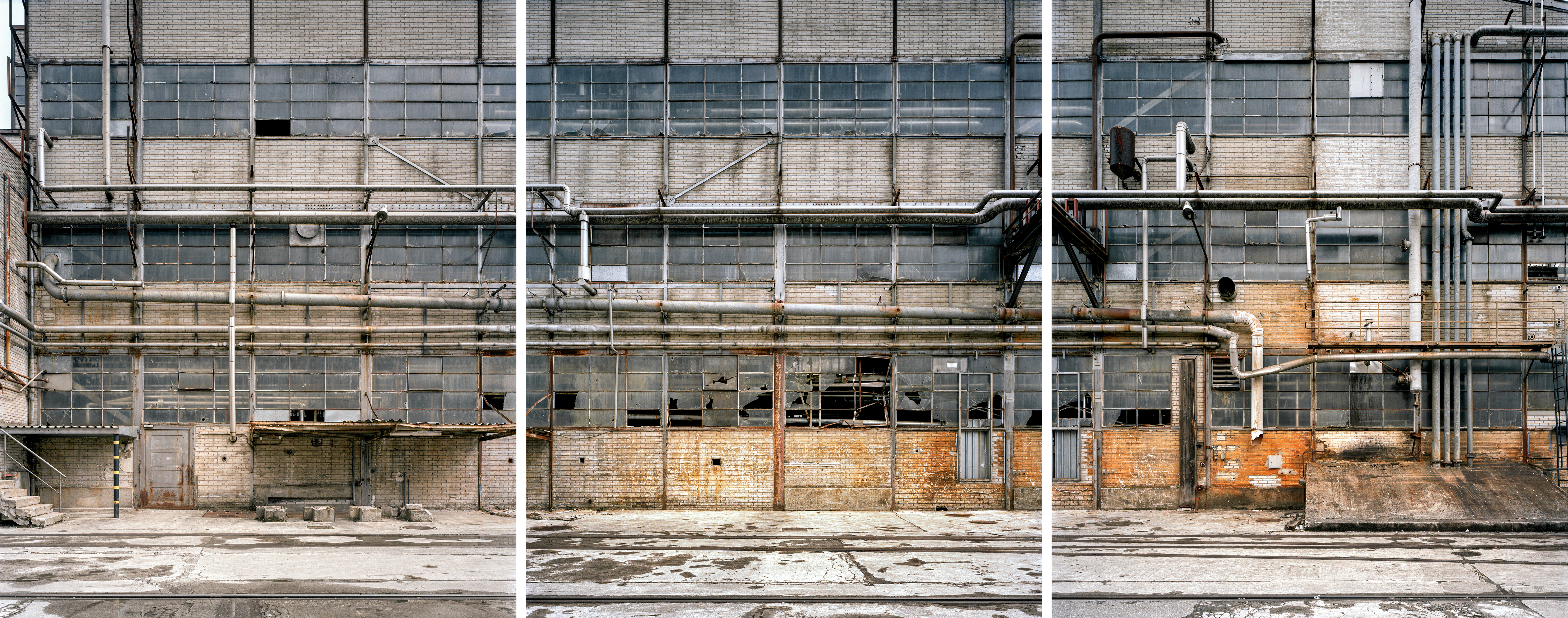 fabrik, 2008,je 116 x 145 cm,triptychon